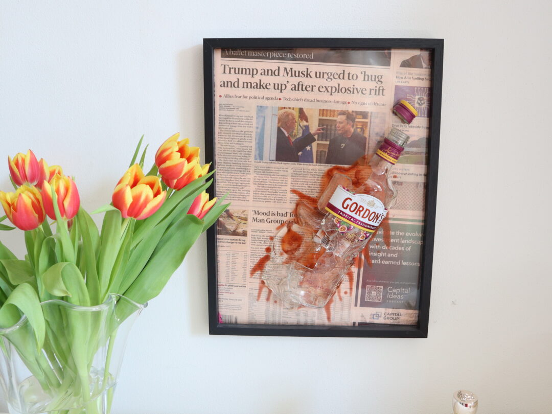 Contemporary Epoxy Resin Wall Art - Handmade Abstract Home Decor