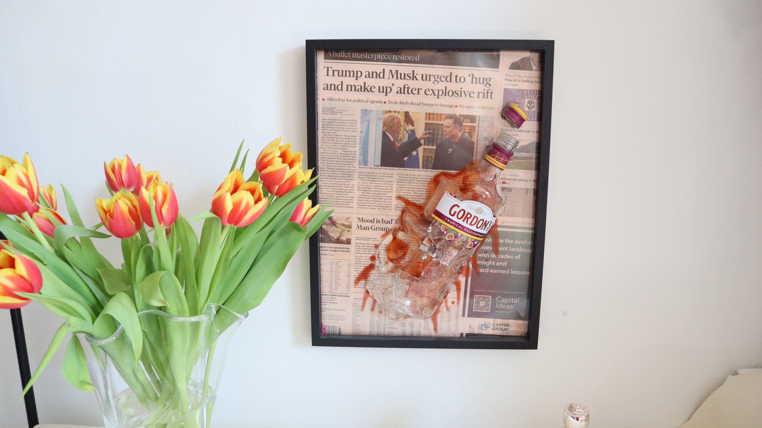 Contemporary Epoxy Resin Wall Art – Handmade Abstract Home Decor