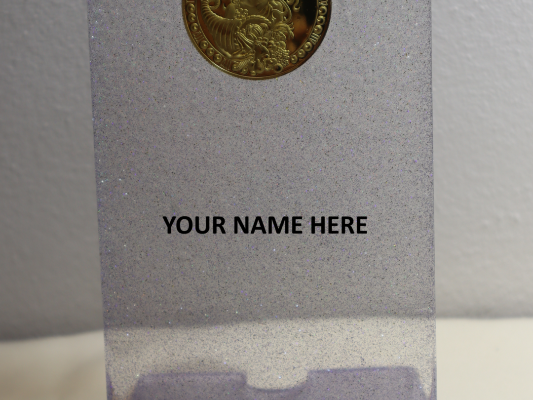 Virgo Epoxy Resin Phone Holder - Handmade Zodiac Smartphone Desk Stand