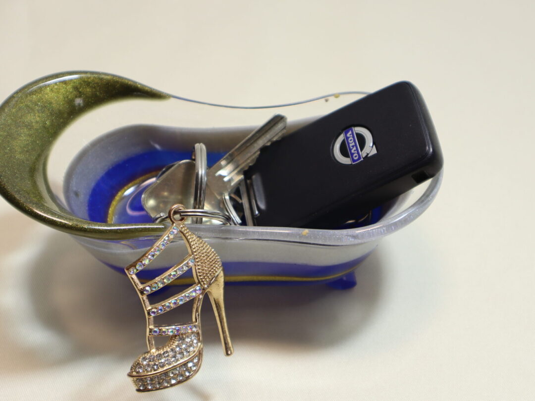 Celestial Wave Epoxy Resin Decor Accent - Handmade Desk and Home Decor