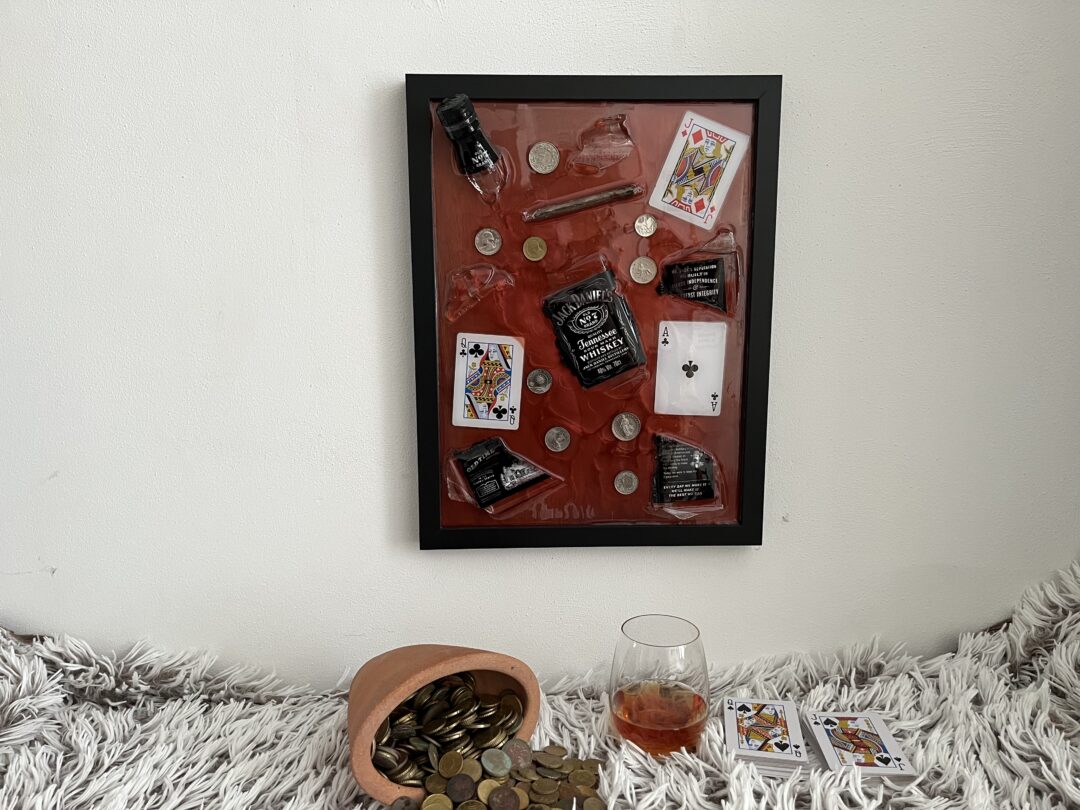 The Last Hand - Handmade Epoxy Resin Wall Art