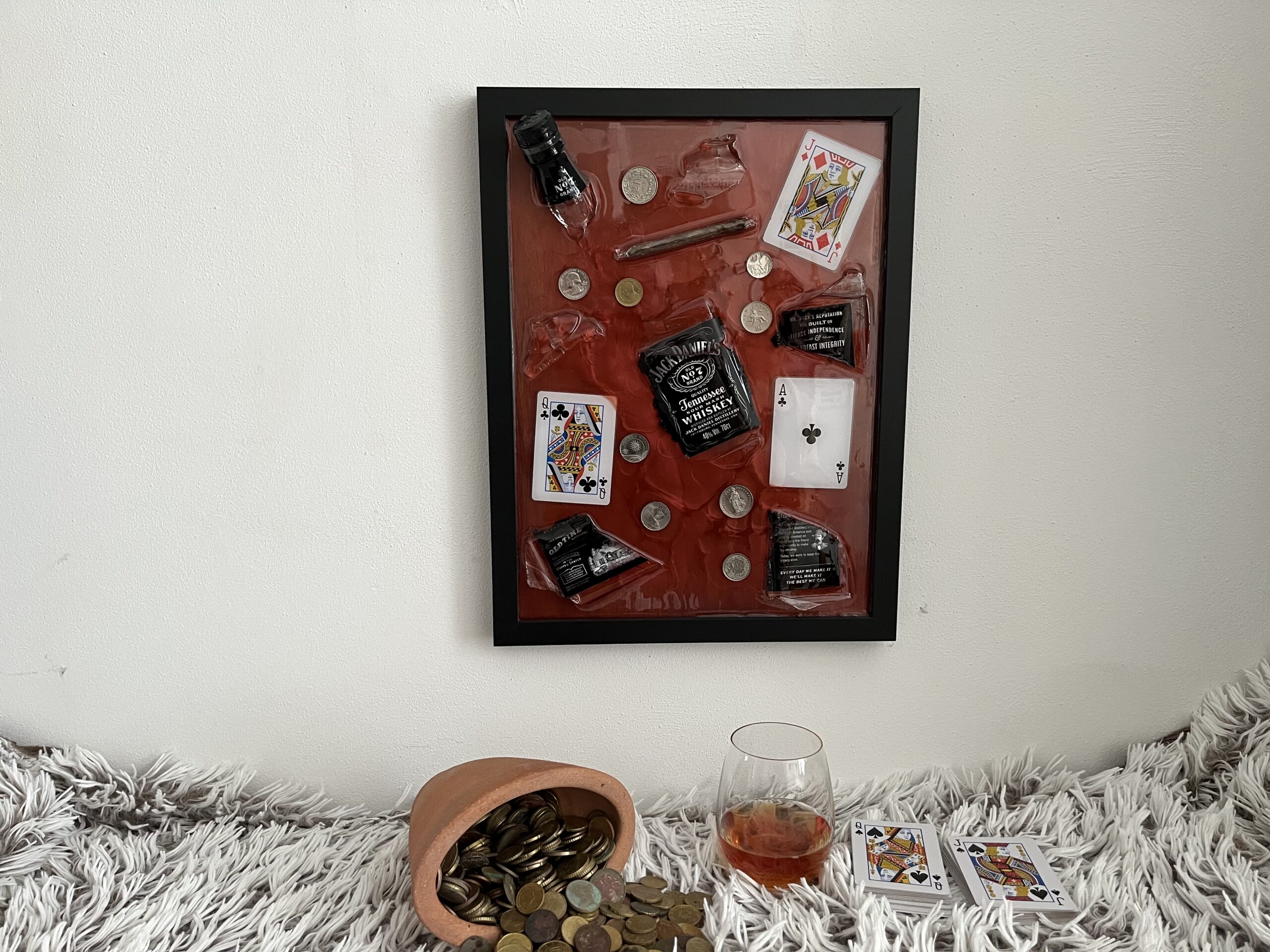 The Last Hand – Handmade Epoxy Resin Wall Art