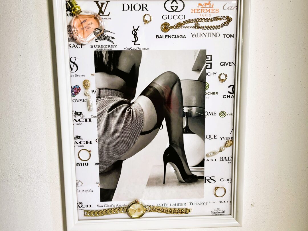 Priceless Desire - Handmade Epoxy Resin Wall Art