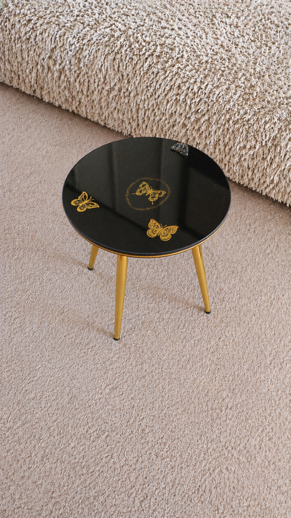 Golden Whisper Table - Handmade Epoxy Resin Table - Image 3