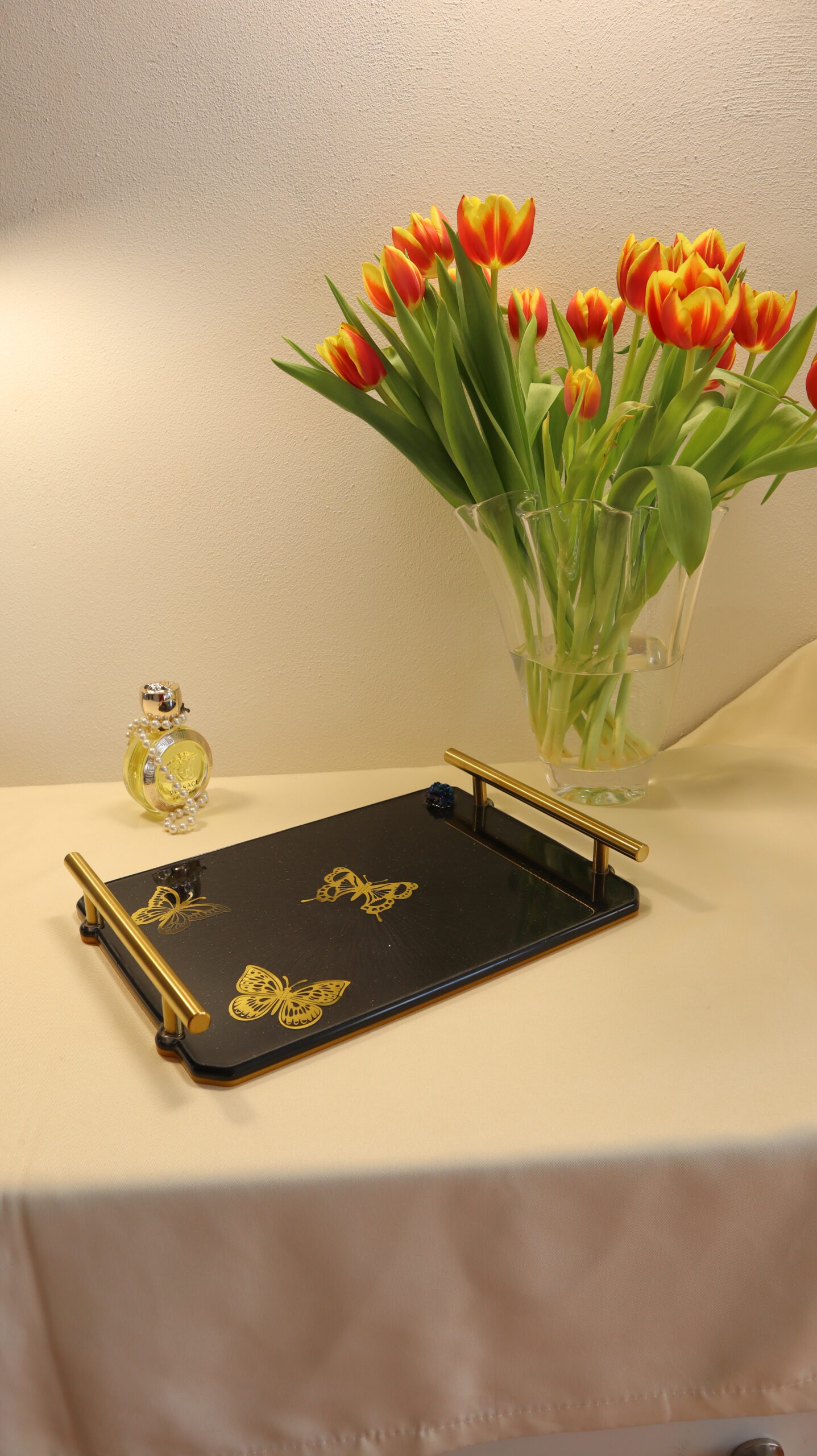 Golden Whisper Table - Handmade Epoxy Resin Table - Image 2