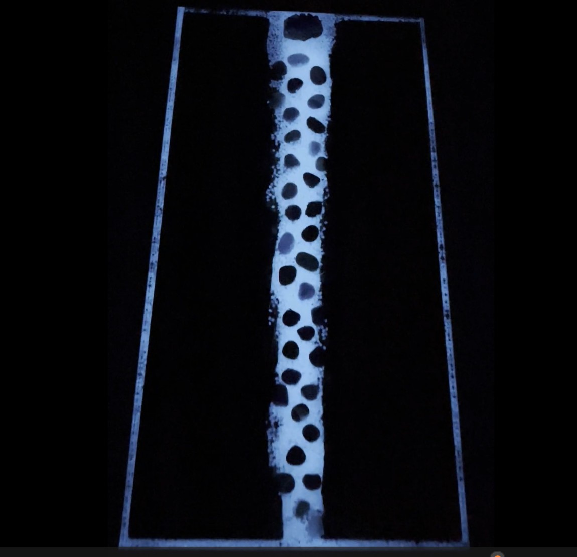 Moon River Glow – Handmade Epoxy Resin & Wood Art Table - Image 7