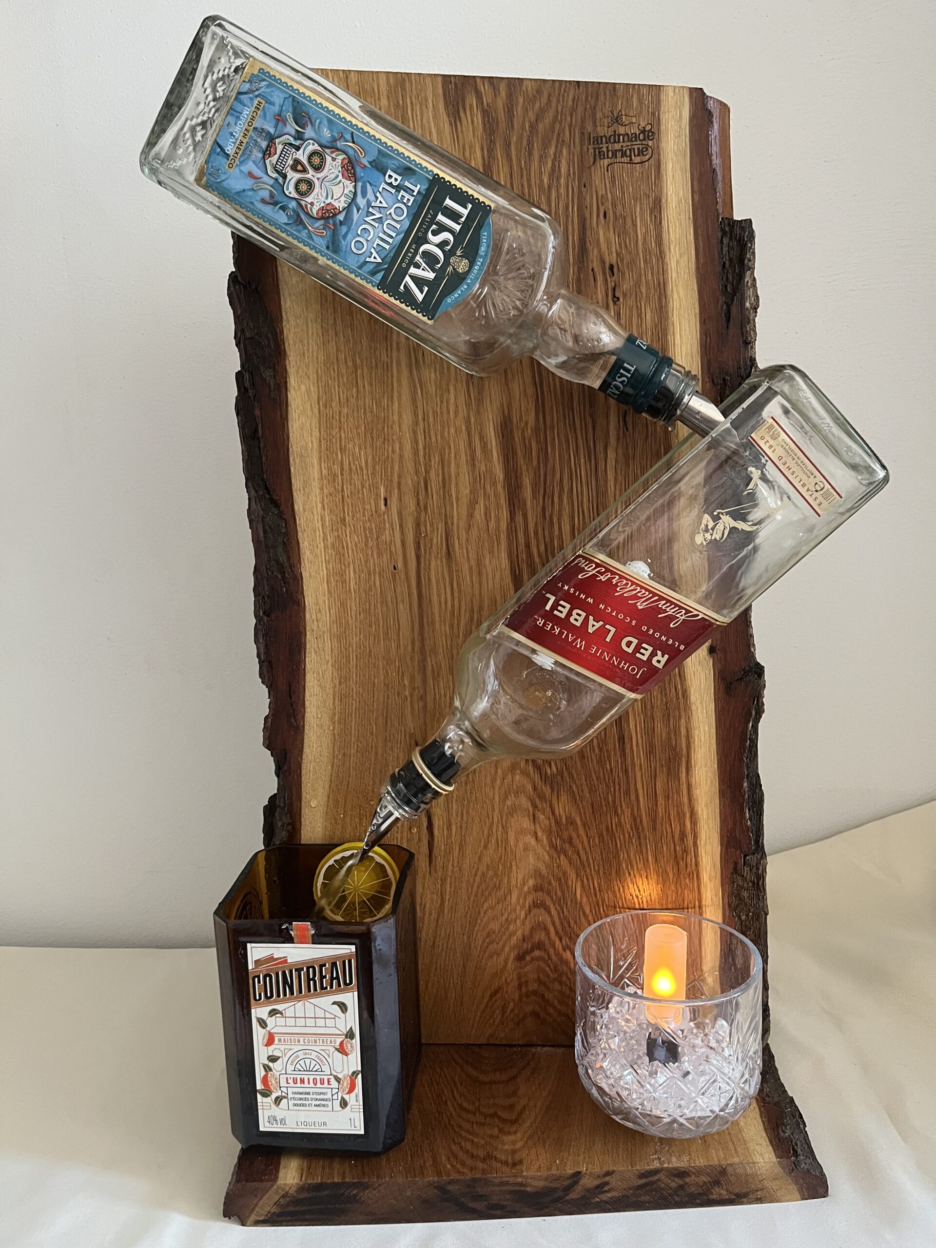 Liquid Harmony – Handmade Floating Bottle Water Fountain