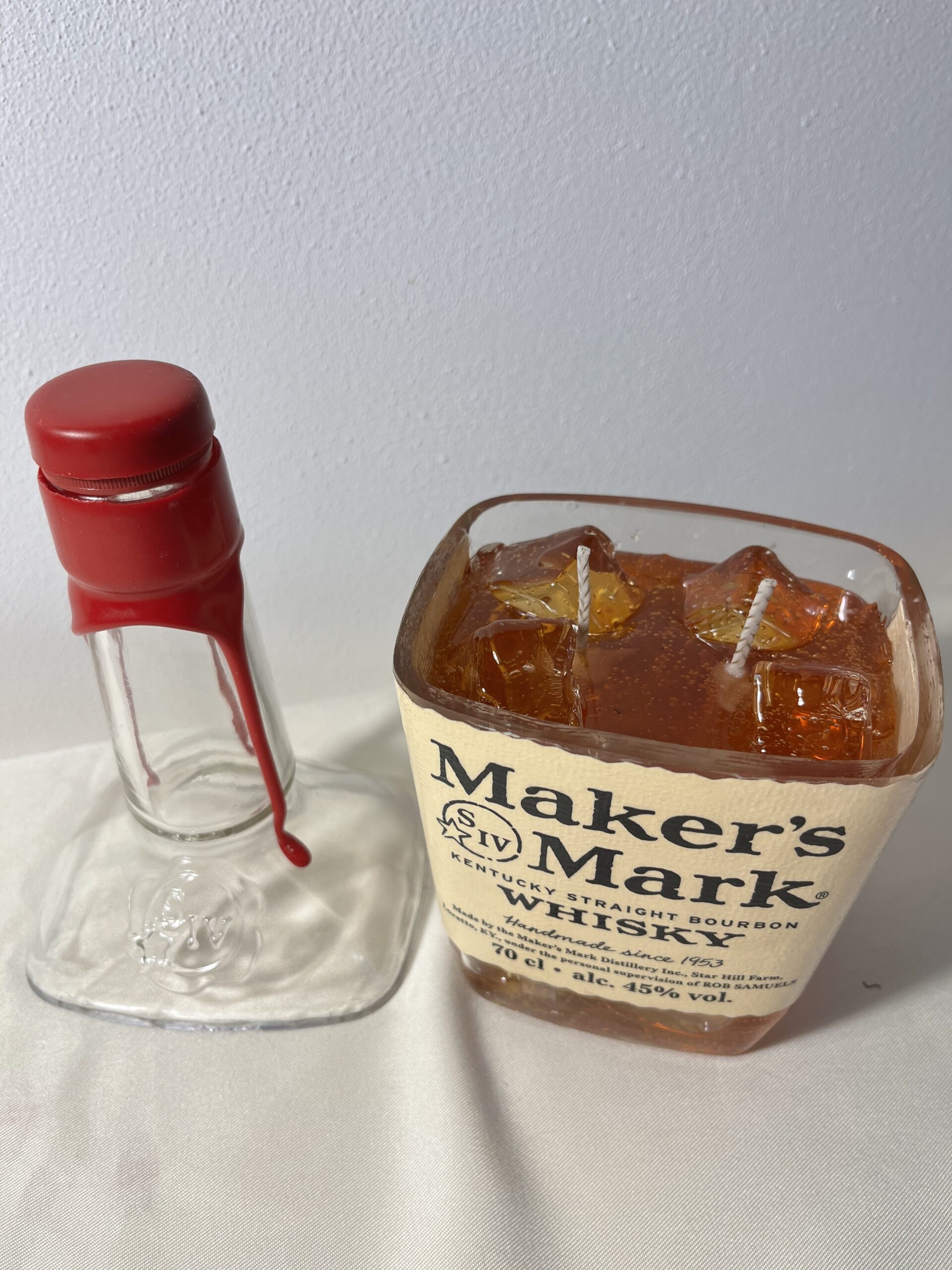 Maker’s Mark Amber Glow – Handmade Decorative Candle