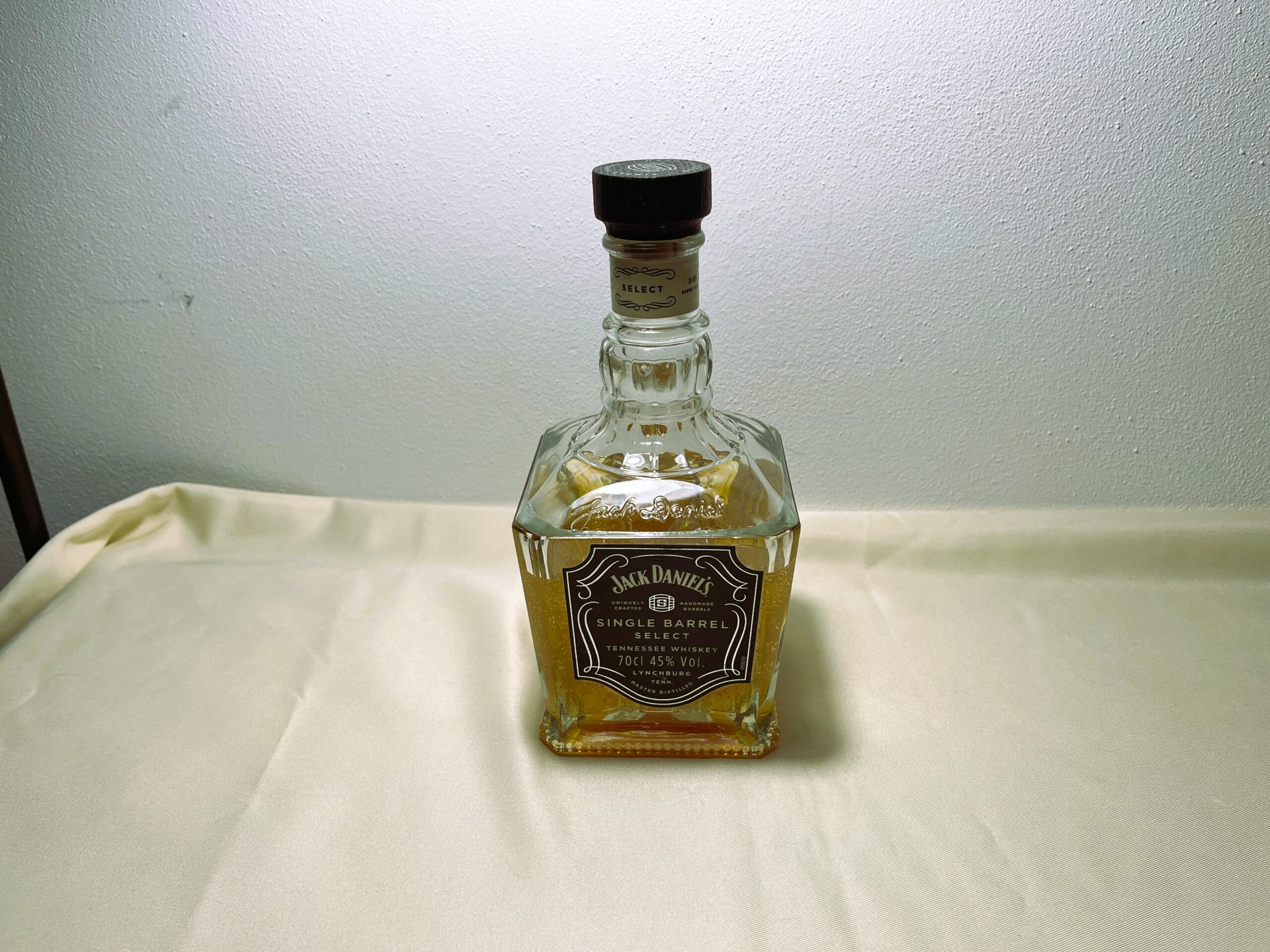Jack Daniel’s Bottle Candle – Handmade Upcycled Whiskey Candle